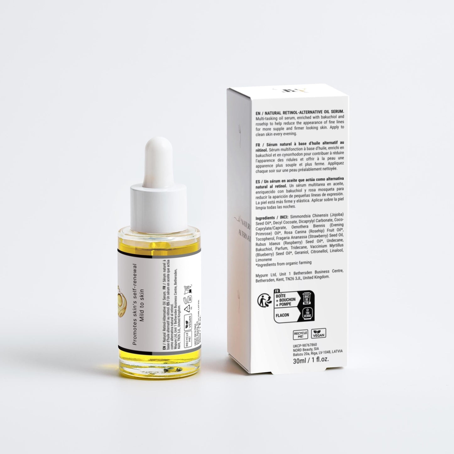 Natural Retinol Alternative Oil Serum -Moon's Elixir