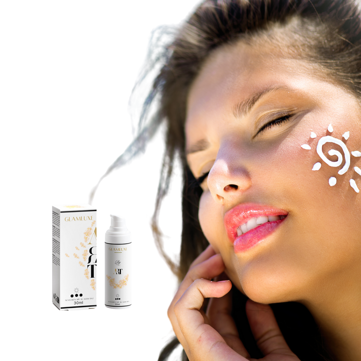 Mineral SPF30, with tint, for face, Glamluxe