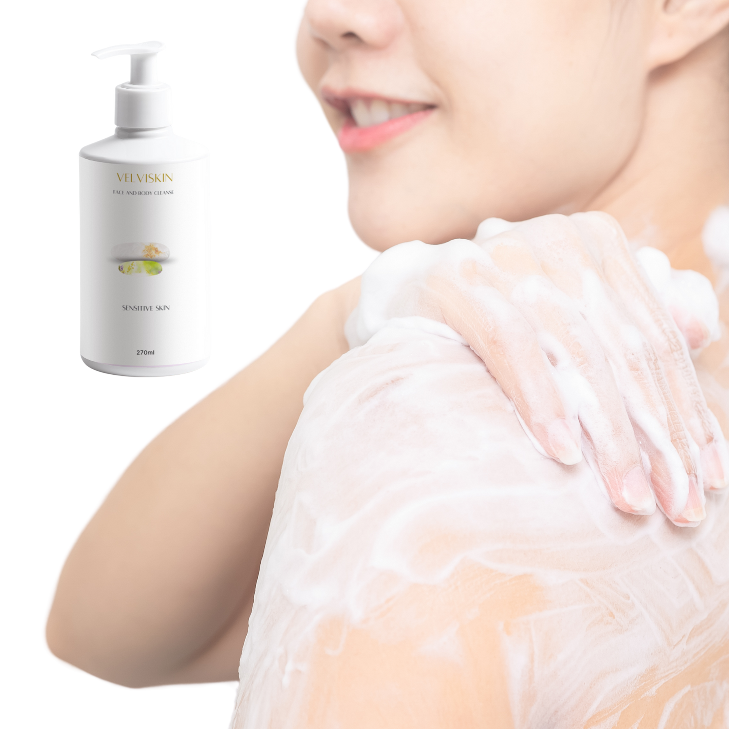 Face & Body Cleanser Sensitive Skin VelviSkin