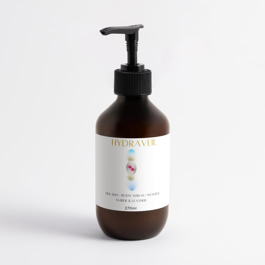 Body Serum, Hydraveil with Woody Amber & Leather